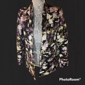 Gorgeous Floral Jacquard Spring Time Blazer
